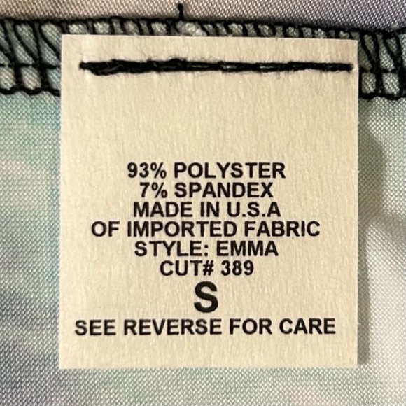 Klaveli Blue and Green 3/4 Sleeve Blouse. NWT - Picture 8 of 8